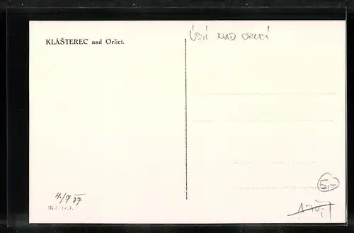 AK Klásterec n. Orl., Celkový pohled