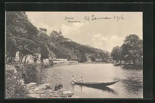 AK Znaim, Partie an der Thaya