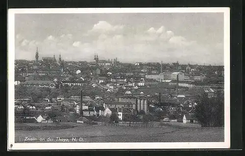 AK Znaim a. d. Thaya, Gesamtansicht