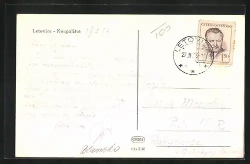 AK Letovice, Koupaliste