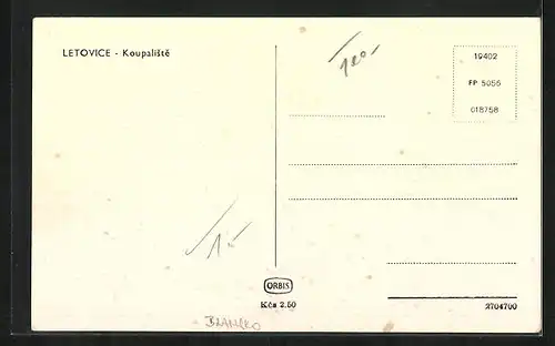 AK Letovice, Koupaliste