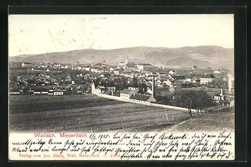 AK Wall. Meseritsch, Gesamtansicht