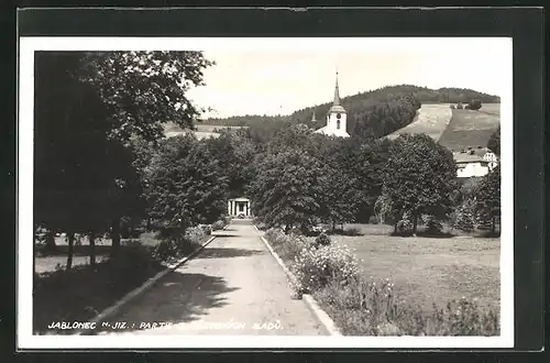 AK Jablonec n. Jiz., Partie z Mestských Sadu