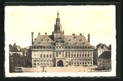 AK Emden, Blick zum Rathaus