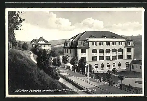 AK Gottleuba, Heilstätte - Krankenstation M./F. und Frauenstation F.8