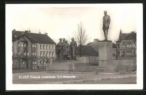 AK Plzen, Pomnik presidenta T. G. Masaryka