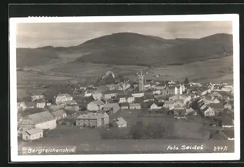 AK Bergreichenstein im Böhmerwald, Gesamtansicht aus der Vogelschau