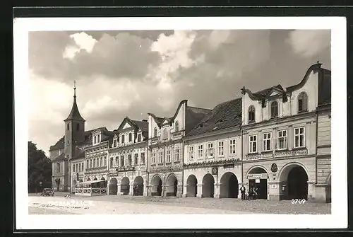 AK Domazlice, Geschäfte am Marktplatz