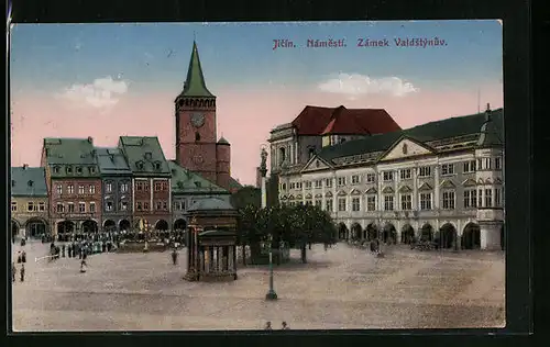 AK Jitschin / Gitschin / Jicin, Námesti, Zámek Valdstýnuv