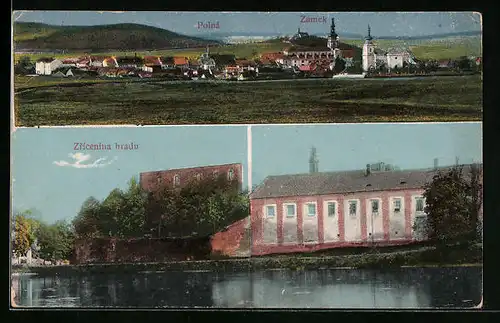 AK Polna, Zámek, Zricenina hradu