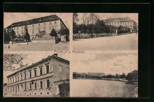 AK Hrotovice, Gebäudeansichten