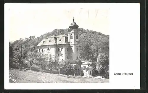 AK Kaltenleutgeben, Blick zur Kirche