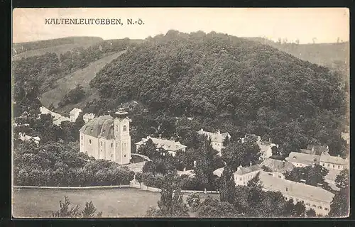AK Kaltenleutgeben, Gesamtansicht mit Kirche