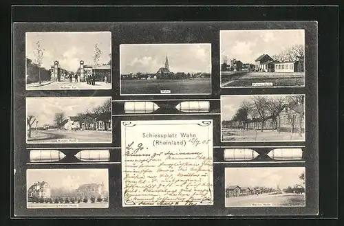 AK Köln-Wahn, Schiessplatz-Ansichten
