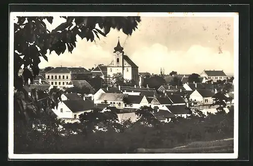 AK Misslitz, Teilansicht mit Kirche