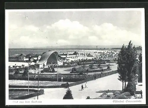 AK Swinemünde, Blick aus dem Kurhaus