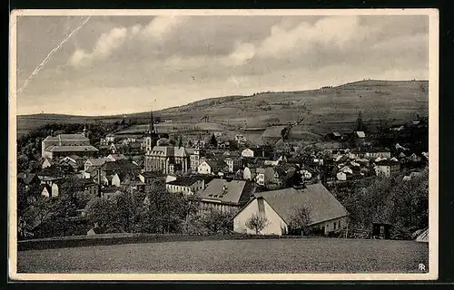 AK Hohenelbe / Vrchlabi, Teilansicht des Ortes