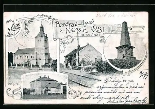 AK Nova Ves, Kostel, Namesti