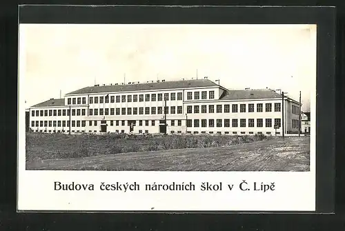 AK Leipa / Ceska Lipa, Budova ceskych narodnich skol