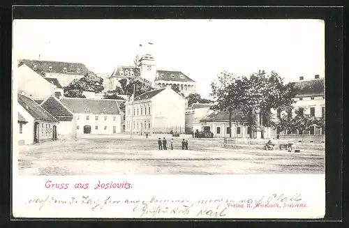 AK Joslowitz, Kinder auf einem Platz