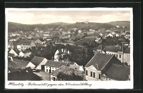 AK Misslitz, Teilansicht gegen den Windmühlberg