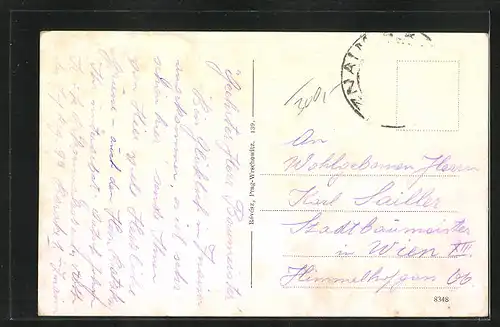 AK Znaim, Kopal-Denkmal und Realschule