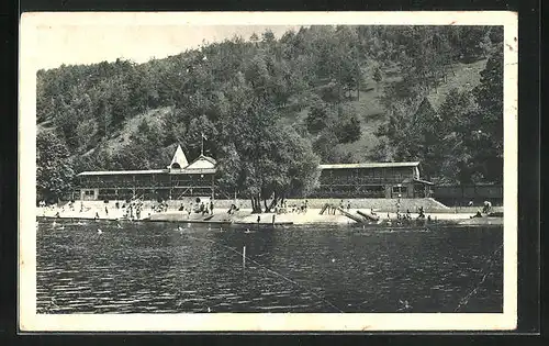 AK Znaim, Badeanstalt