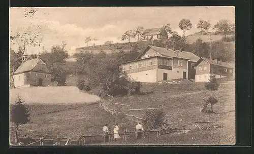 AK Destné, Hory Orlické, Horská bouda Panorama