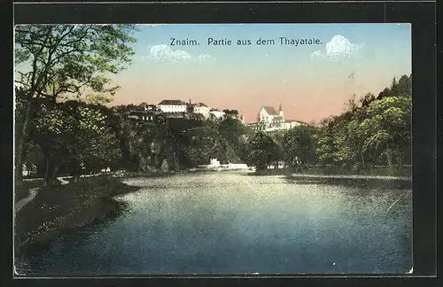 AK Znaim, Partie aus dem Thayatale