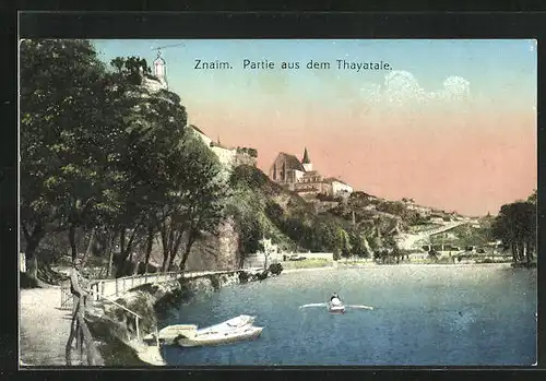 AK Znaim, Partie aus dem Thayatale