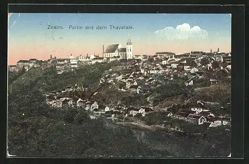 AK Znaim, Partie aus dem Thayatale