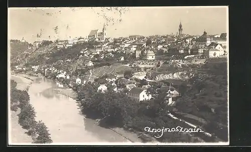 Foto-AK Znaim, Panorama