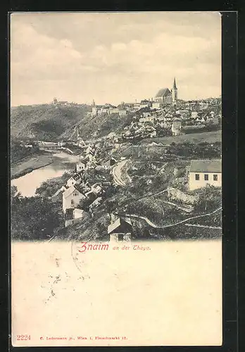 AK Znaim an der Thaya, Panorama