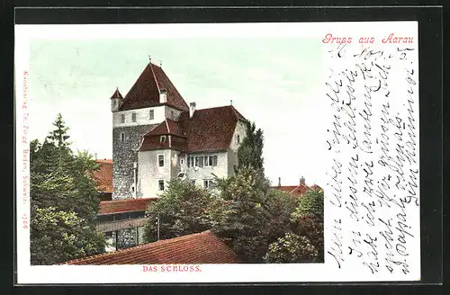 AK Aarau, Ansicht des Stadtschlosses