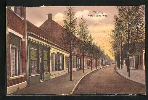AK Tilburg, Blick den Korvelschen Weg hinunter