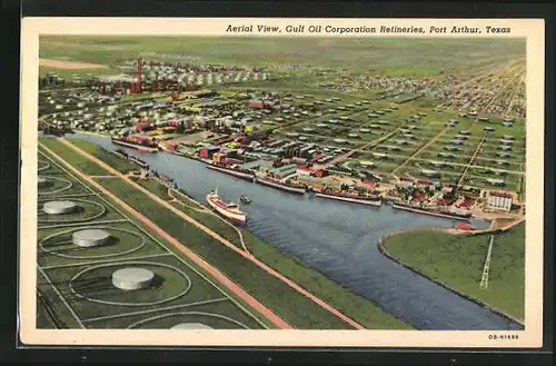 AK Port Arthur, TX, Gulf Oil Corporation Retineries