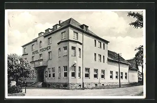 AK Gierenderhöh /Westerwald, Hotel Fischer