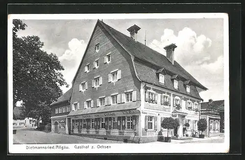 AK Dietmannsried /Allgäu, Gasthof zum Ochsen