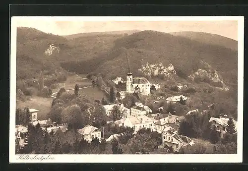 AK Kaltenleutgeben, Kirche vor dem Gaisberg