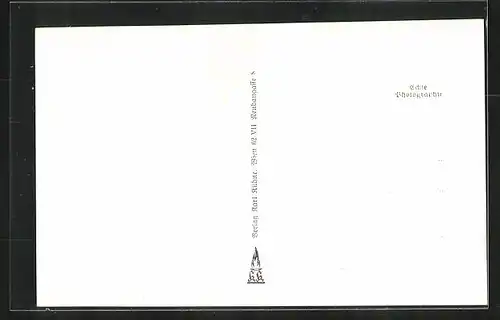 AK Aggstein, Ruine aus der Vogelschau