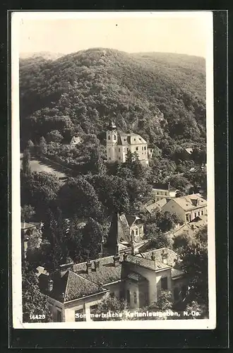 AK Kaltenleutgeben, Kirche und Gaisberg