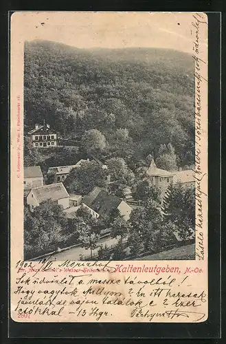 AK Kaltenleutgeben, Wasser-Heilanstalt