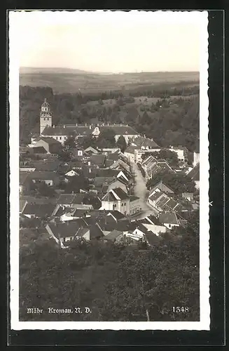 AK Mähr. Kromau, Blick über die Dächer