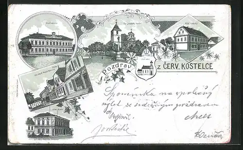 Lithographie Cerveny Kostelec, Hotel Hladik, Hotel Kosinka