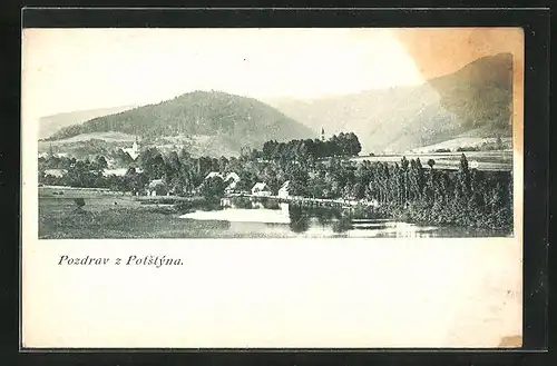 AK Potstyn, Flusspartie vor dem Ort