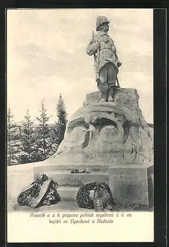 AK Vysokov, Ehren /Mahnmal Seinen gefallenen Kameraden