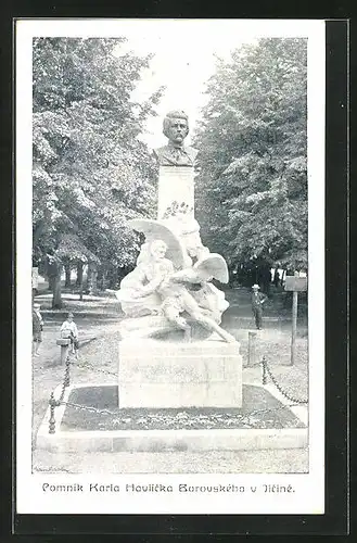AK Jicin, Pomnik Karla Havlicka Borovskeho