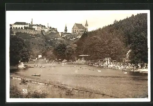 AK Znaim, Badeanstalt