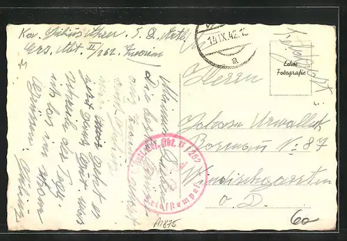 AK Znaim, Panorama mit Thaya