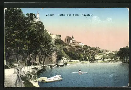 AK Znaim, Partie aus dem Thayatale